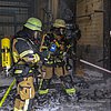 FW-E: Feuer in leerstehender Lagerhalle - starke Rauchentwicklung