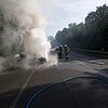 FW Kranenburg: Fahrzeug brennt auf B9 neu vollständig aus