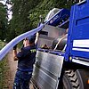 FW Kranenburg: Gemeinsame Übung wird zum Ernstfall: Feuerwehr und THW bewähren sich im Einsatz
