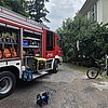 FW-AR: Bestätigter Brand in Wohnunterkunft