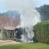 FW Kranenburg: Heckenbrand am Treppkesweg