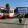 FW-DO: Schwerer Verkehrsunfall zwischen einem LKW und zwei Stadtbahnen