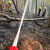 FW Nideggen: Ausgedehnter Waldbrand im Nationalpark bei Schmidt