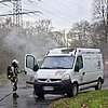 FW Hünxe: Brennender Kleinbus