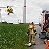 FW Pulheim: Pulheim-Stommeln: Landwirt verletzt sich bei Arbeitsunfall schwer