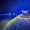 FW Datteln: Person aus dem Dortmund-Ems-Kanal gerettet.