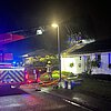 FW Gronau: Dachstuhlbrand am Wieselweg