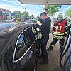 Feuerwehr Kalkar: Einsatz in Appeldorn: Kleinkind im verschlossenen Auto - schnelle Hilfe ohne Schaden