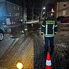 FW Dinslaken: Wasserrohrbruch an der Bergmannstraße