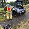 FW Paderborn: Verkehrsunfall mit zwei beteiligten Fahrzeugen