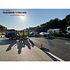 FW Frechen: Verkehrsunfall auf der A4: Sechs Verletzte - Rettungshubschrauber im Einsatz