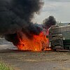 FW-RS: Traktor in Vollbrand