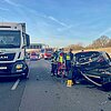 FW-BO: Feuerwehr rettet eine Person nach Verkehrsunfall auf der A 448