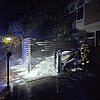 FW-NE: Containerbrand an der Eichendorffstraße | Feuer am Nelly-Sachs-Gymnasium