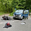FW Hünxe: Motorradfahrer nach Frontalzusammenstoß schwer verletzt