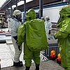 Feuerwehr Goch: Gefahrgutübung bei RCN-Chemie: 40 Feuerwehr-Einsatzkräfte vor Ort