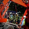 FW-BO: Schwer verletzter Bauarbeiter aus Baugrube gerettet