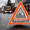 FW Bad Oeynhausen: Beschädigte Gasleitung durch Baggerarbeiten