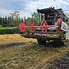 FW Xanten: Brand einer Erntemaschine in Marienbaum