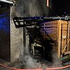 FW-MH: Anbau in Flammen