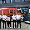 FW-MH: Neuer Feuerwehr-Bastelbogen zum 25-jährigen Jubiläum vorgestellt
