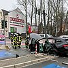 FW-BO: Verkehrsunfall auf der Herner Straße - Zwei Verletzte, Ampelmast beschädigt