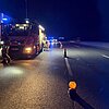 FW-RS: Pkw-Brand auf der A1 Zwei Insassen bleiben unverletzt