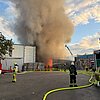 FW-MK: Großbrand bei Müllverwerter