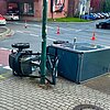 FW-E: Verkehrsunfall auf der Hindenburgstraße - Feuerwehr befreit eingeschlossenen Fahrer