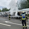 FW-DO: Brennender Lkw-Auflieger auf der A2