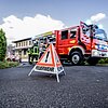 FFW Schwalmtal: Brennende Gasflasche auf der Schillerstraße