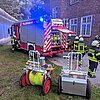FW-KLE: Mülleimerbrand in LVR-Klinik - zwei Mitarbeitende vorsorglich ins Krankenhaus gebracht