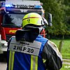 FW Hünxe: Feuerwehr löscht Lagerfeuer im Wald