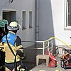 FW-E: Kellerbrand in Essen-Altendorf - aufwendige Entrauchungsmaßnahmen