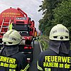 FW-MH: Brennender LKW auf der BAB40 in Höhe der Abfahrt Mülheim-Heißen