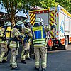 FW-KLE: Gemeinschaftsübung der Löschzüge Kellen und Nord-Ost am Finanzamt Kleve