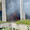 FW Paderborn: Zimmerbrand in leerstehenden Bürokomplex