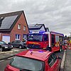 FW Bergheim: Feuerwehr rettet Mann bei Küchenbrand Über Leiter aus erstem Obergeschoss gerettet - Brand schnell gelöscht.