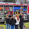 FW Beverungen: Praxisnaher Chemieunterricht bei der Feuerwehr Beverungen / Gymnasium Beverungen besucht das Feuerwehrgerätehaus