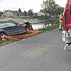 FW-KLE: Verkehrsunfall auf der Johanna-Sebus-Straße - Auto von Böschung geborgen