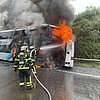 FW-DO: Brennender Reisebus auf B 236