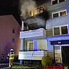 FW-RE: Wohnungsbrand mit Menschenrettung - Wohnung in Vollbrand - eine Person schwer verletzt