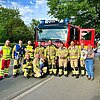 FW Rheurdt: Kind "Hals über Kopf" in Toilettensitz eingeklemmt - Feuerwehr sorgt für Happy End