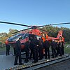 FW Hünxe: Austausch mit der Luftrettung: Einheit Hünxe zu Besuch in Duisburg