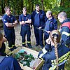 FW Kranenburg: Feuerwehr Kranenburg trainiert Vegetationsbrandbekämpfung mit praktischer Ausbildung im Reichswald und auf dem Feld