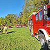 FW-Greven: Waldbrand sorgt für Großeinsatz.