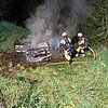 FW-PL: Ortsteil Köbbinghauser Hammer - PKW löst Flächenbrand aus