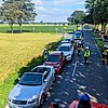 FW-KLE: Verkehrsunfall mit mehreren Fahrzeugen - auslaufende Betriebsstoffe auf der Uedemer Straße