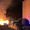 FW-BN: Brand an einem Gebäude